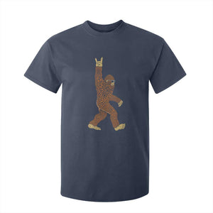 Funny Polka Dot Bigfoot Rock On T Shirt For Kid Dot Day Gift TS12 Navy Print Your Wear