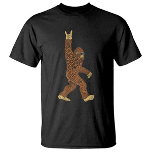 Funny Polka Dot Bigfoot Rock On T Shirt Dot Day Gift TS12 Black Print Your Wear