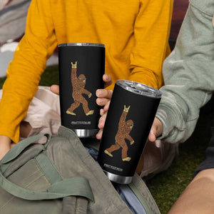 Funny Polka Dot Bigfoot Rock On Tumbler Cup Dot Day Gift TS12 Print Your Wear
