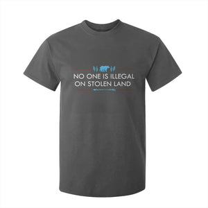 No One Is Illegal On Stolen Land T Shirt For Kid Indigenous Peoples Pride TS12 Dark Heather Print Your Wear