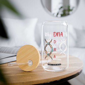 My DNA Is Definitely Native American Glass Can Indigenous Pride TS12 Print Your Wear