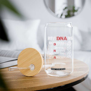 My DNA Is Definitely Native American Glass Can Native Roots Pride TS12 Print Your Wear