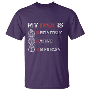 My DNA Is Definitely Native American T Shirt Native Roots Pride TS12 Purple Print Your Wear