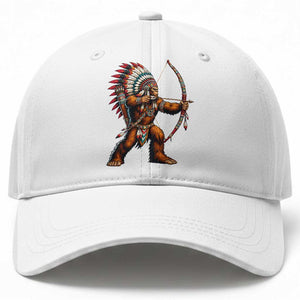 Native American Bigfoot Chief Baseball Cap Forest Warrior Pride Graphic TS12 Print Your Wear