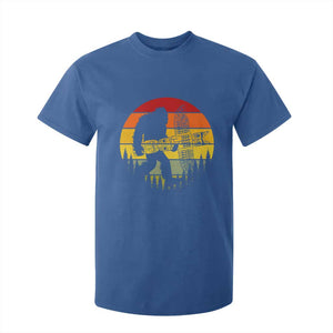 Vintage Pacific Northwest Bigfoot With Totem Pole T Shirt For Kid TS12 Royal Blue Print Your Wear
