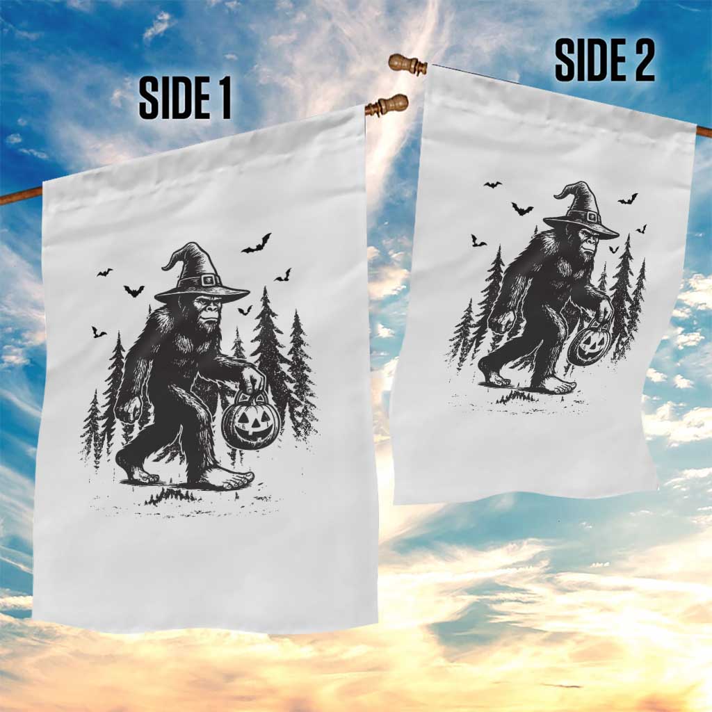 Funny Halloween Gift Garden Flag Bigfoot Witch Costume TS12 Print Your Wear