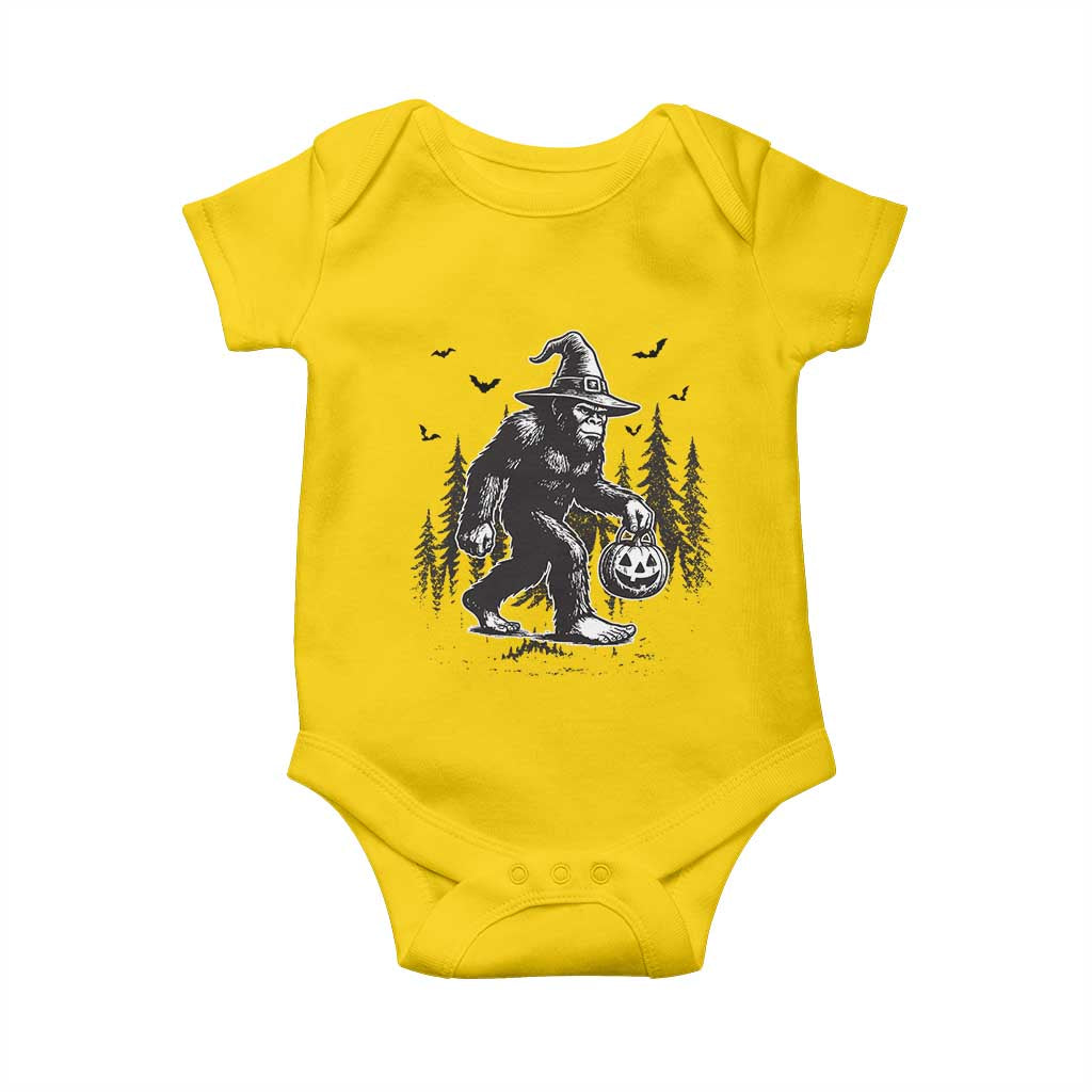 Funny Halloween Gift Baby Onesie Bigfoot Witch Costume TS12 Daisy Print Your Wear