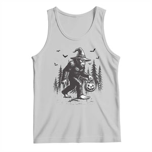 Funny Halloween Gift Tank Top Bigfoot Witch Costume TS12 Ash Print Your Wear