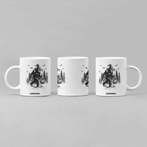 Funny Halloween Gift Coffee Mug Bigfoot Witch Costume TS12 Print Your Wear