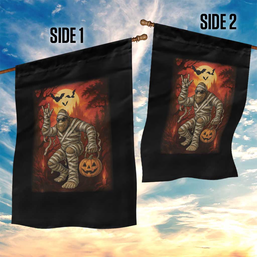 Halloween Mummy Bigfoot Garden Flag Funny Cryptid Gift TS12 Print Your Wear