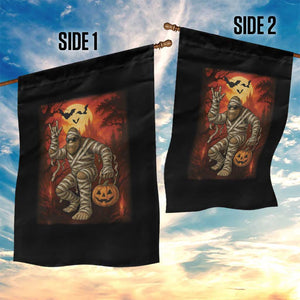 Halloween Mummy Bigfoot Garden Flag Funny Cryptid Gift TS12 Print Your Wear