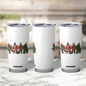 Bigfoot Christmas Cosplay Tumbler Cup Funny Holiday Gift TS12 Print Your Wear