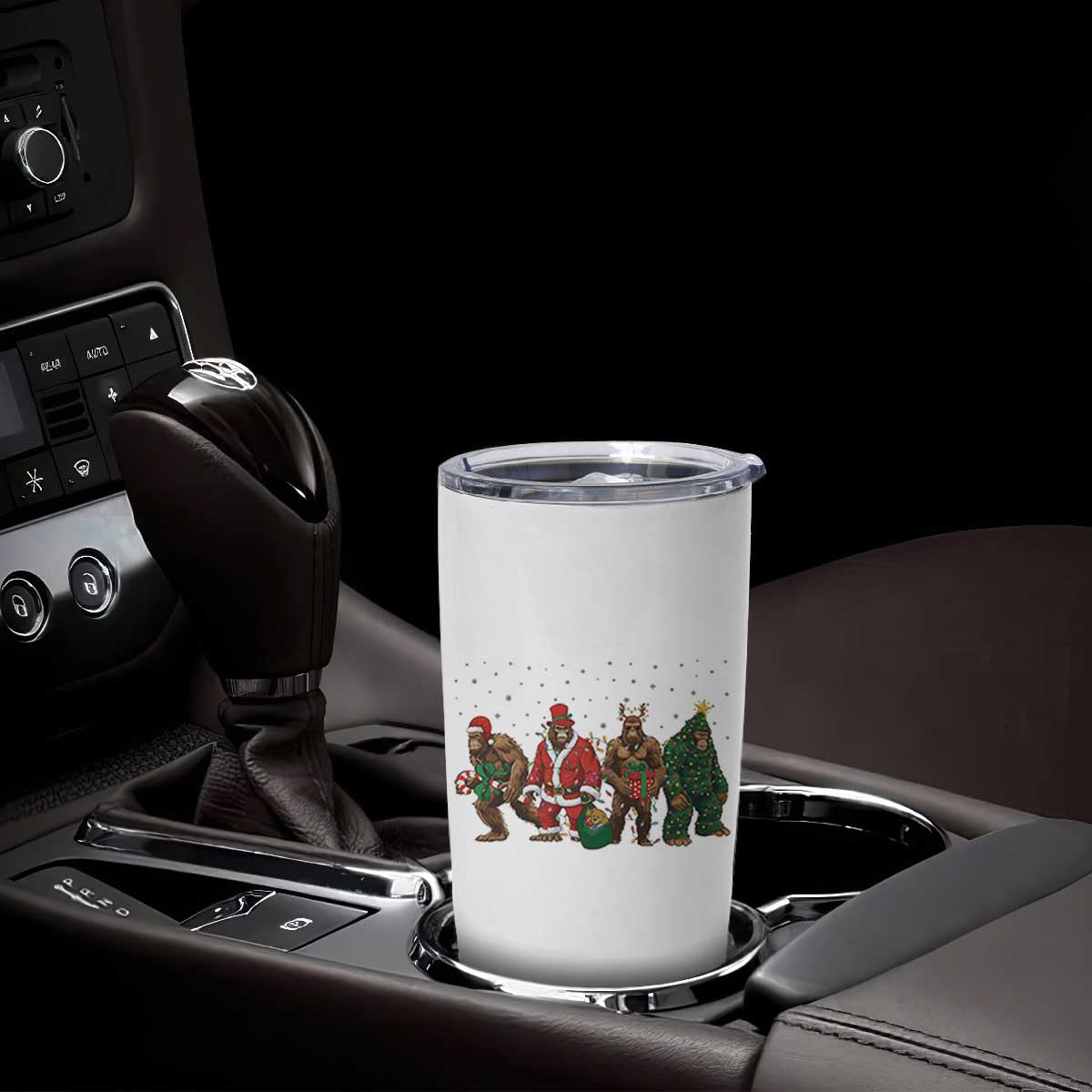 Bigfoot Christmas Cosplay Tumbler Cup Funny Holiday Gift TS12 Print Your Wear