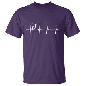 Golf Heartbeat T Shirt Funny Sport Lover Gift TS12 Purple Print Your Wear