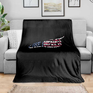 Vintage Lake America Throw Blanket Patriotic Great Lakes Gift