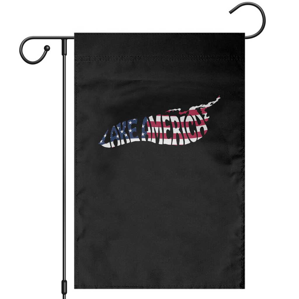 Vintage Lake America Garden Flag Patriotic Great Lakes Gift