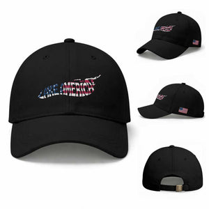 Vintage Lake America Baseball Cap Patriotic Great Lakes Gift