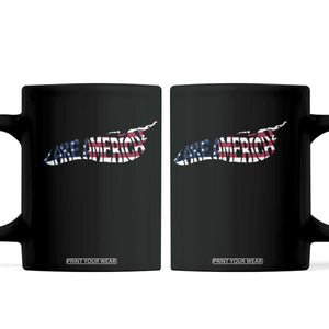 Vintage Lake America Coffee Mug Patriotic Great Lakes Gift