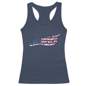 Vintage Lake America Racerback Tank Top Patriotic Great Lakes Gift