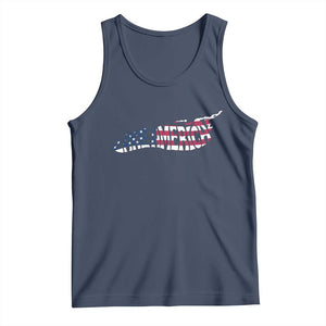 Vintage Lake America Tank Top Patriotic Great Lakes Gift