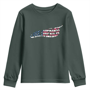 Vintage Lake America Youth Sweatshirt Patriotic Great Lakes Gift