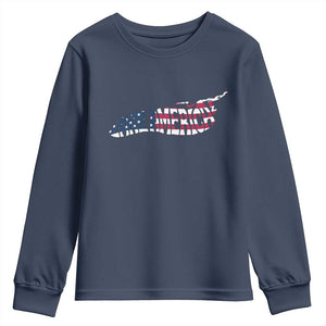 Vintage Lake America Youth Sweatshirt Patriotic Great Lakes Gift