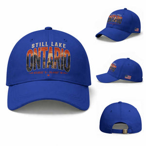 Still Lake Ontario Forever Baseball Cap Vintage Sunset Retro Outdoors Gift