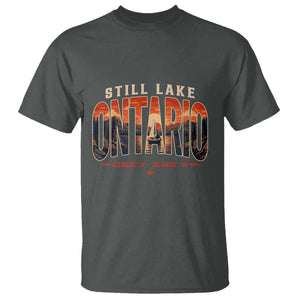 Still Lake Ontario Forever T Shirt Vintage Sunset Retro Outdoors Gift