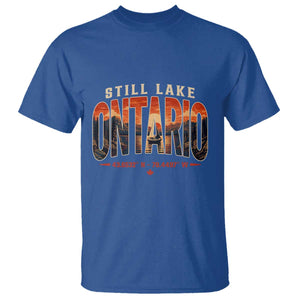 Still Lake Ontario Forever T Shirt Vintage Sunset Retro Outdoors Gift