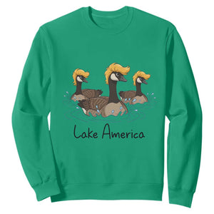 Funny Lake America Geese Parody Sweatshirt Great Lakes Life Gift