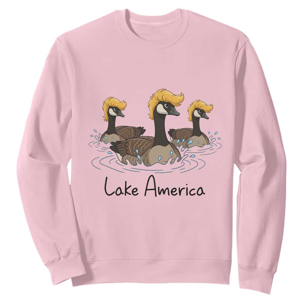 Funny Lake America Geese Parody Sweatshirt Great Lakes Life Gift