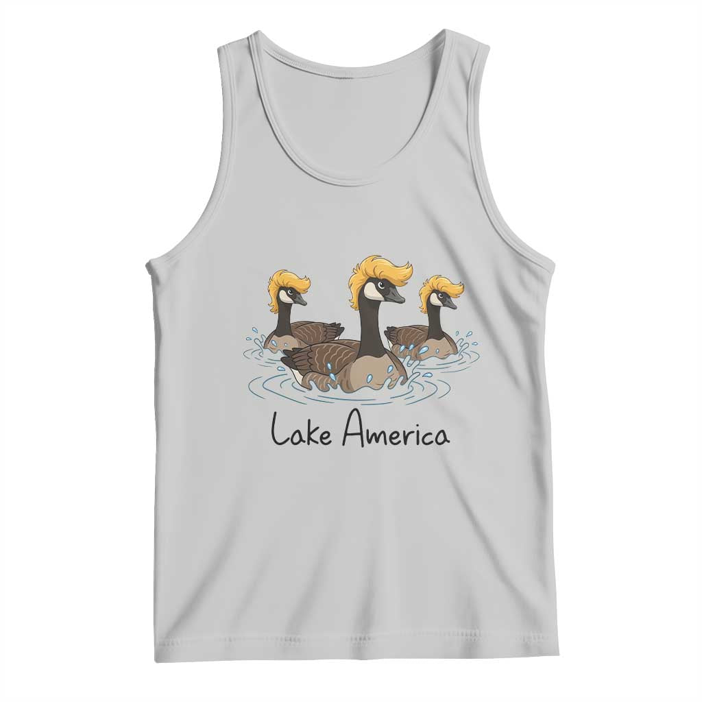 Funny Lake America Geese Parody Tank Top Great Lakes Life Gift