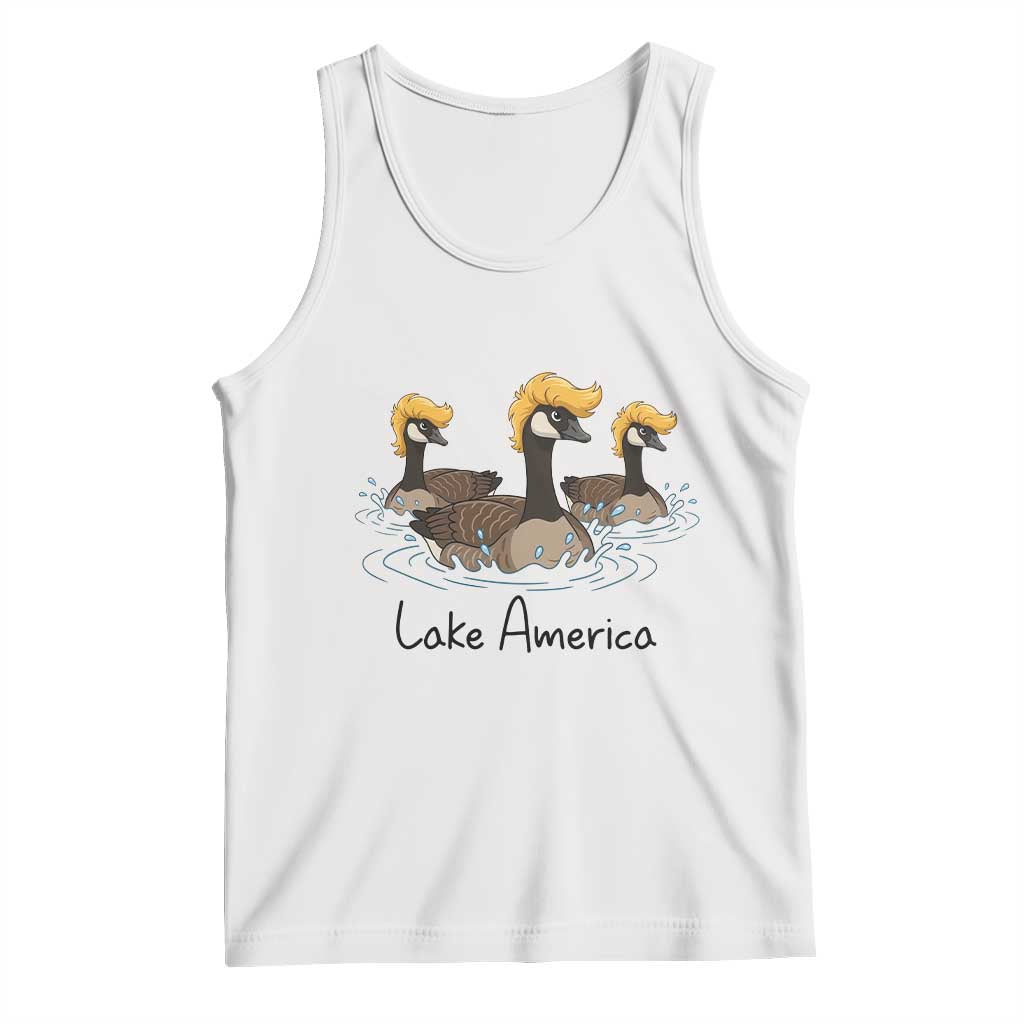 Funny Lake America Geese Parody Tank Top Great Lakes Life Gift