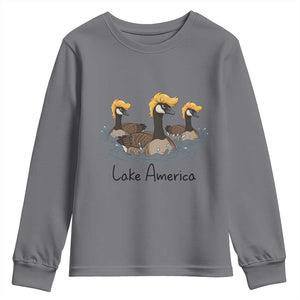 Funny Lake America Geese Parody Youth Sweatshirt Great Lakes Life Gift