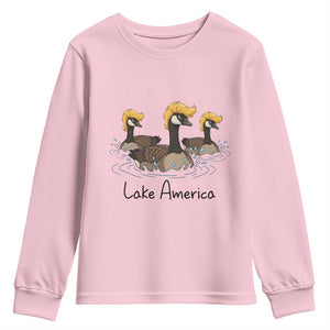 Funny Lake America Geese Parody Youth Sweatshirt Great Lakes Life Gift