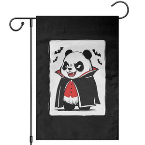 Funny Vampire Panda Count Dracula Halloween Garden Flag Grumpy Bear Japanese Ink Painting