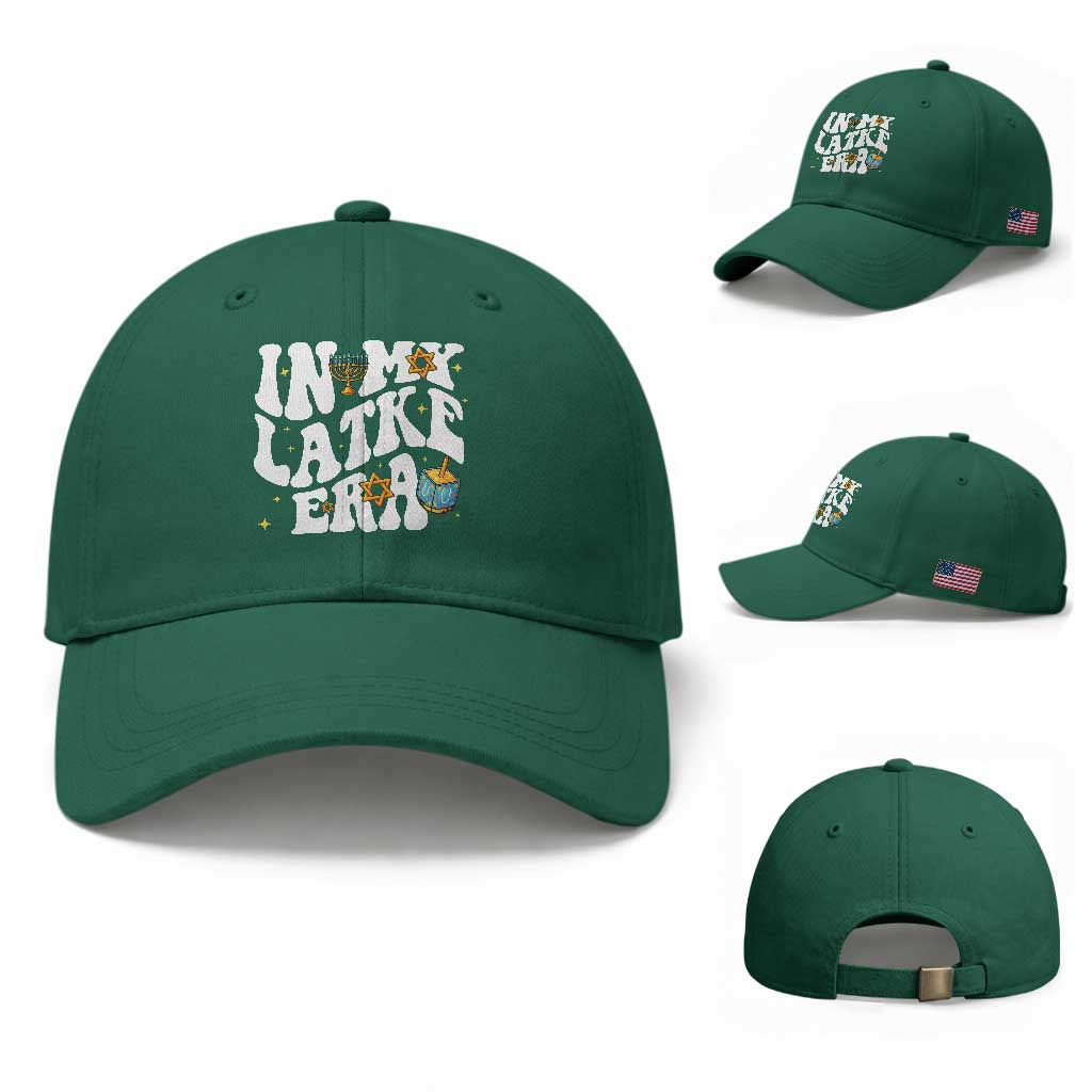 Hanukkah Jewish Holiday Gift Baseball Cap In My Latke Era TS12 Baseball Cap Universal Fit Irish Green Print Your Wear