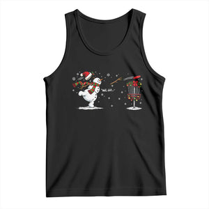 Funny Christmas Well Shit Disc Golf Tank Top Snowman Broken Arm Frisbee Lover Gift