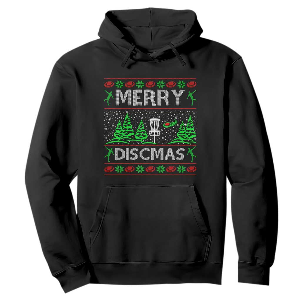 Funny Disc Golf Christmas Hoodie Merry Discmas Holiday Player