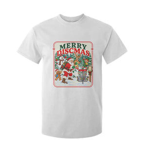 Vintage Disc Golf Christmas T Shirt For Kid Merry Discmas Frisbee Golf Player