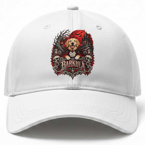 Halloween Barkula Vampire Golden Retriever Baseball Cap Gothic Spooky Dog Lover Holiday Gift