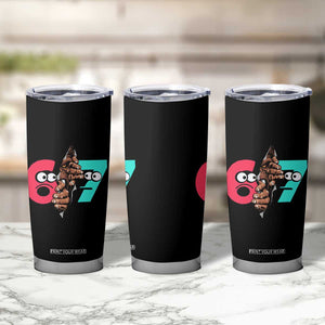 Bigfoot Six Seven Meme Tumbler Cup 67 Viral Gen Alpha Slang Gift TS12 Print Your Wear