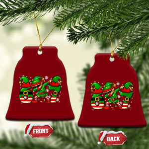Funny Elf Dab Six Seven Meme Ceramic Ornament Christmas Trending 67 Gift TS12 Print Your Wear