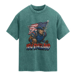 NEFP Game Day Sports Fan Gift Washed Cotton T-Shirt