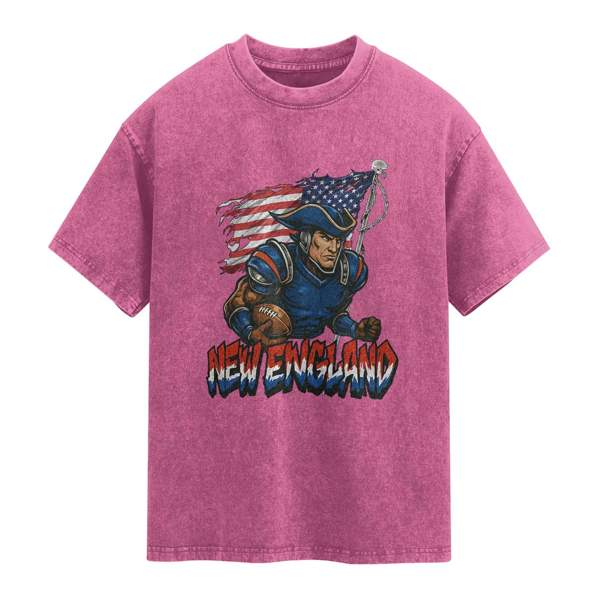 NEFP Game Day Sports Fan Gift Washed Cotton T-Shirt