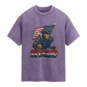 NEFP Game Day Sports Fan Gift Washed Cotton T-Shirt
