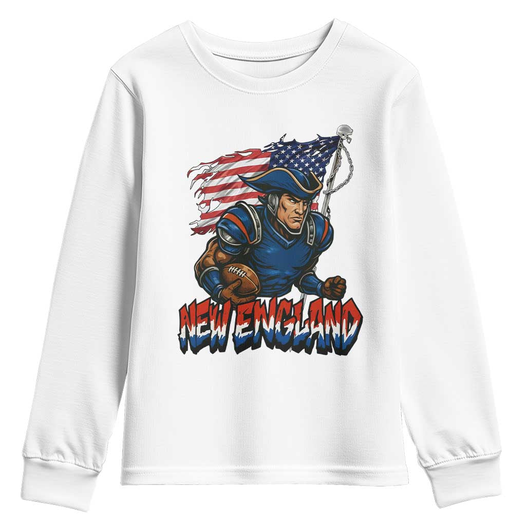 NEFP Game Day Sports Fan Gift Youth Sweatshirt TS12 White Print Your Wear