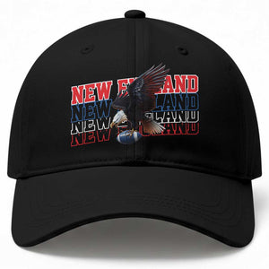 Vintage NE Football Fan Baseball Cap Game Day Lover Gift TS12 Print Your Wear