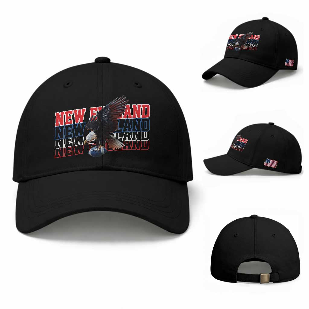Vintage NE Football Fan Baseball Cap Game Day Lover Gift TS12 Baseball Cap Universal Fit Black Print Your Wear