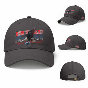 Vintage NE Football Fan Baseball Cap Game Day Lover Gift TS12 Baseball Cap Universal Fit Dark Gray Print Your Wear